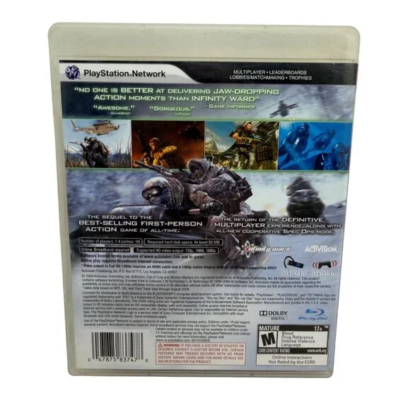 Playstation 3 PS3 - Call of Duty: Modern Warfare 2 - CIB - Tested/Works - Picture 2 of 4